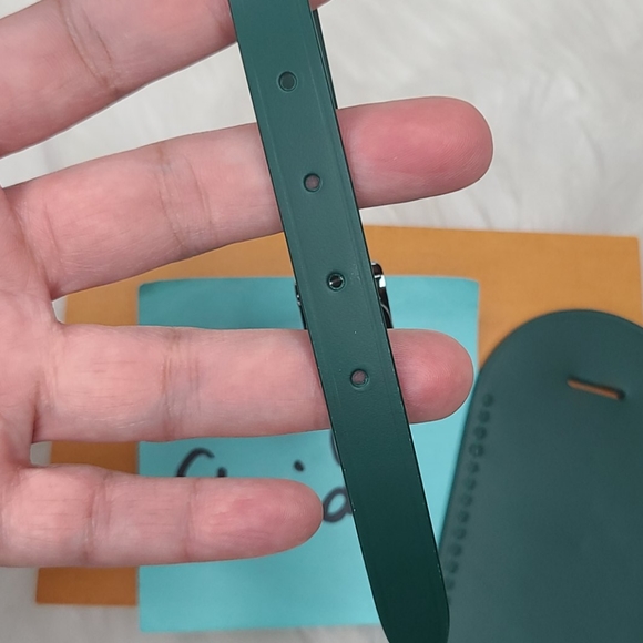 BNEW UNUSED LOUIS VUITTON LARGE HUNTER GREEN TAG - Picture 8 of 14